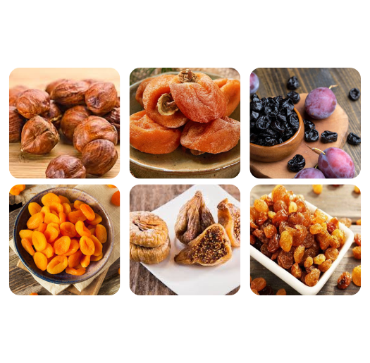 Karışık kuru meyveler